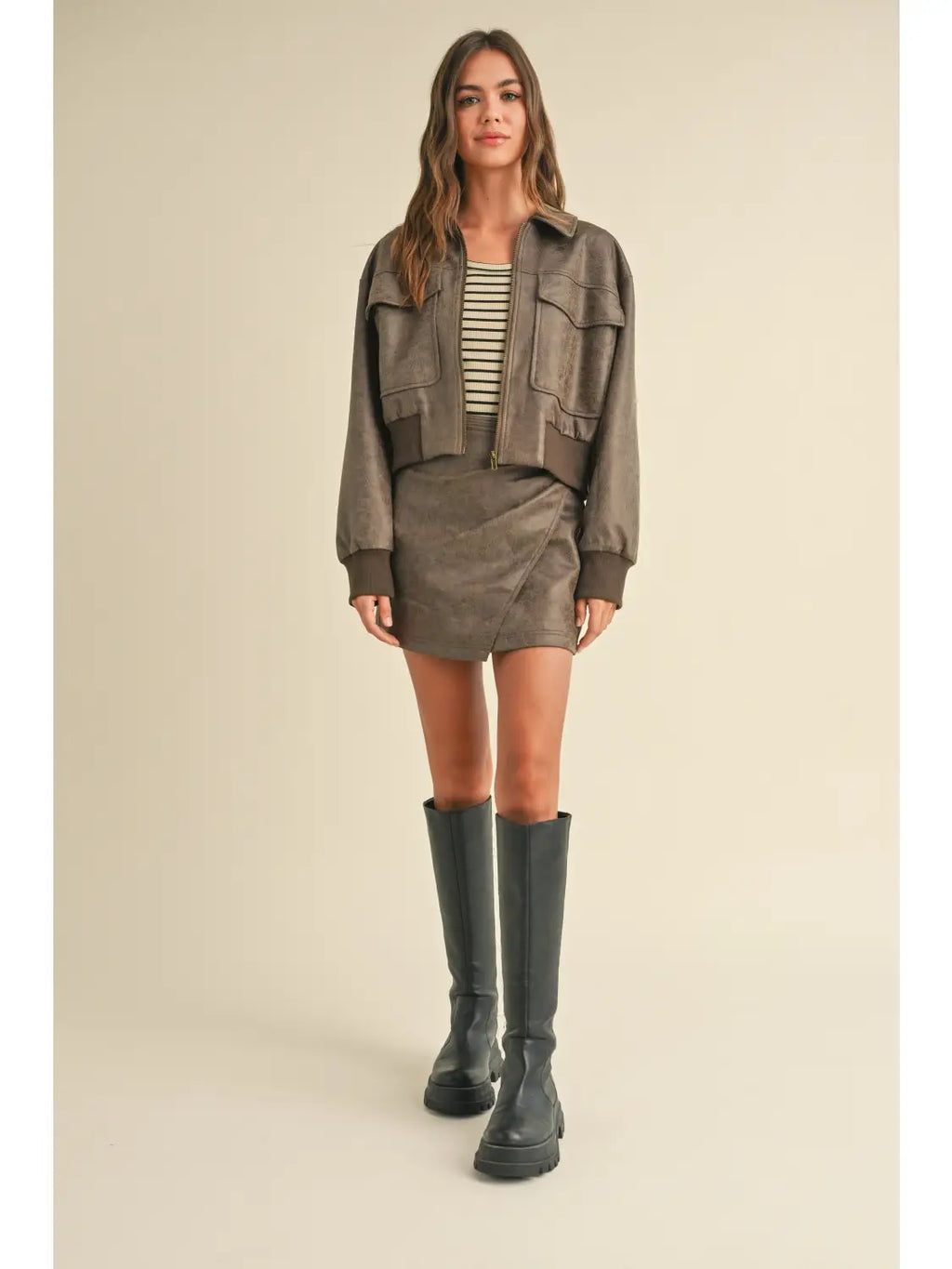 The Aged Mini Skirt