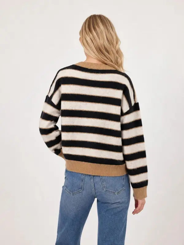The Contrast Hem Knit