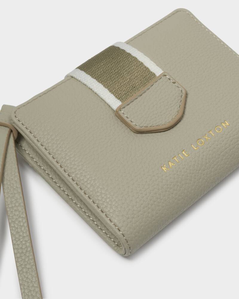 Hallie Wallet Black Green Mist