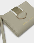 Hallie Wallet Black Green Mist