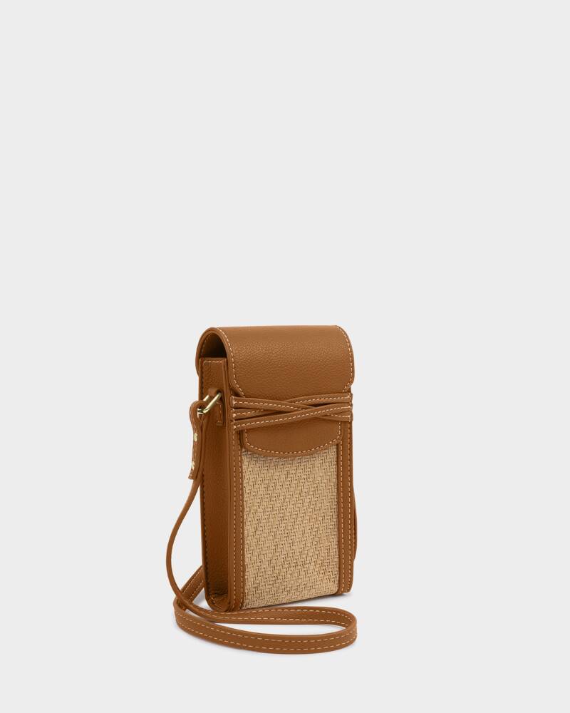 Porto Raffia Phone Bag