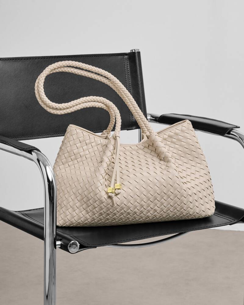 Nova Hand Woven Small Shoulder Tote