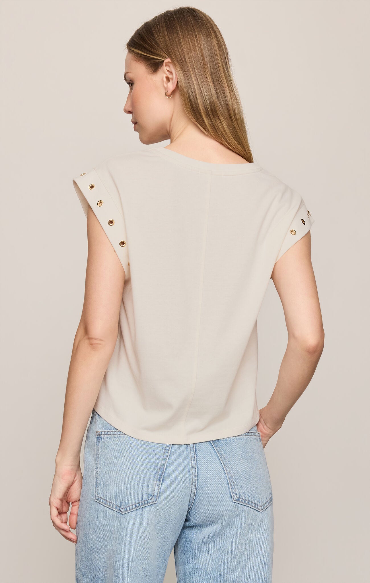 Camino Grommet Top - Sandstone